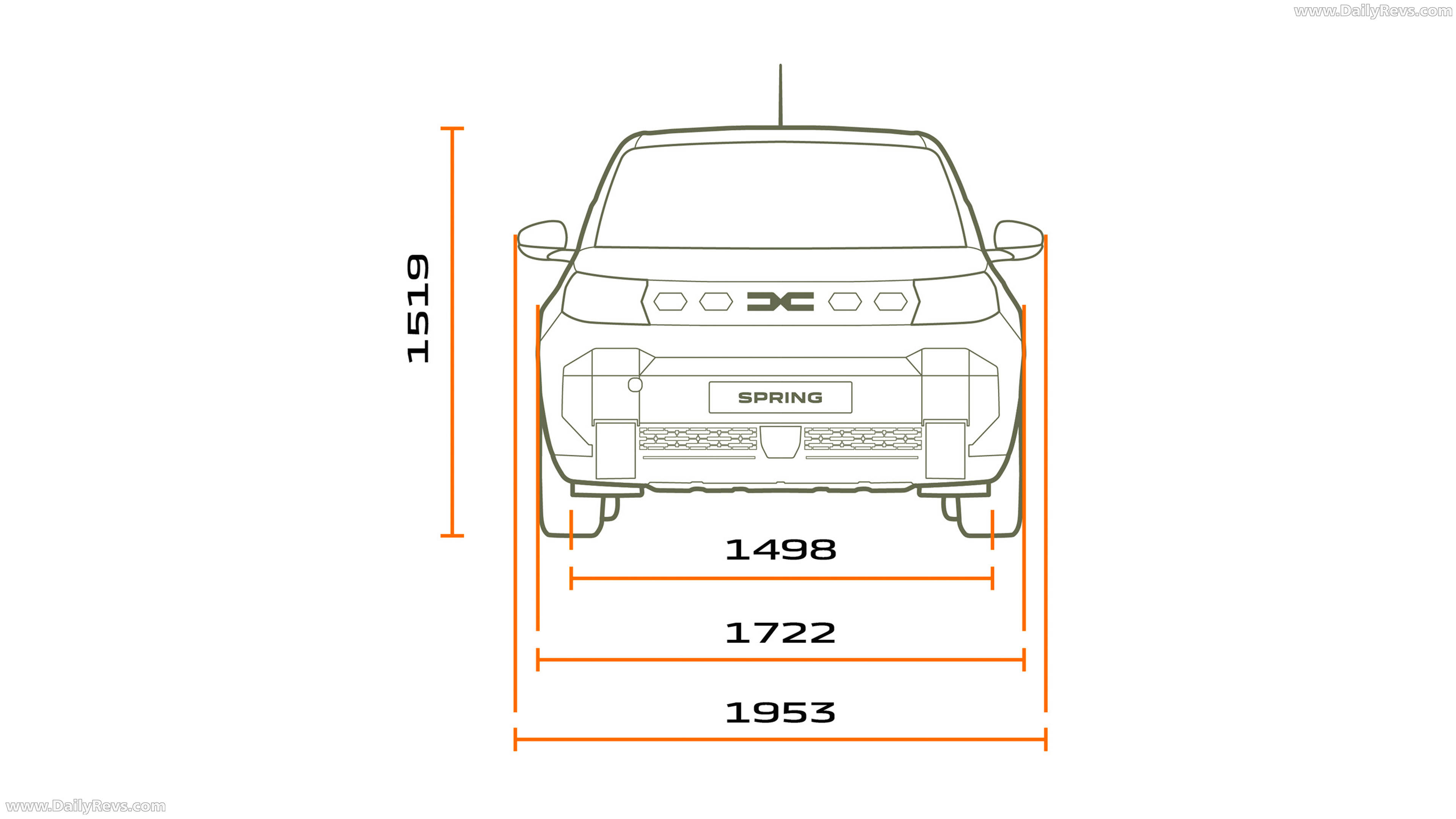 2027 Dacia Spring Sketches
