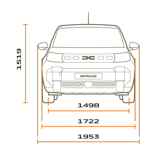 2027 Dacia Spring Sketches