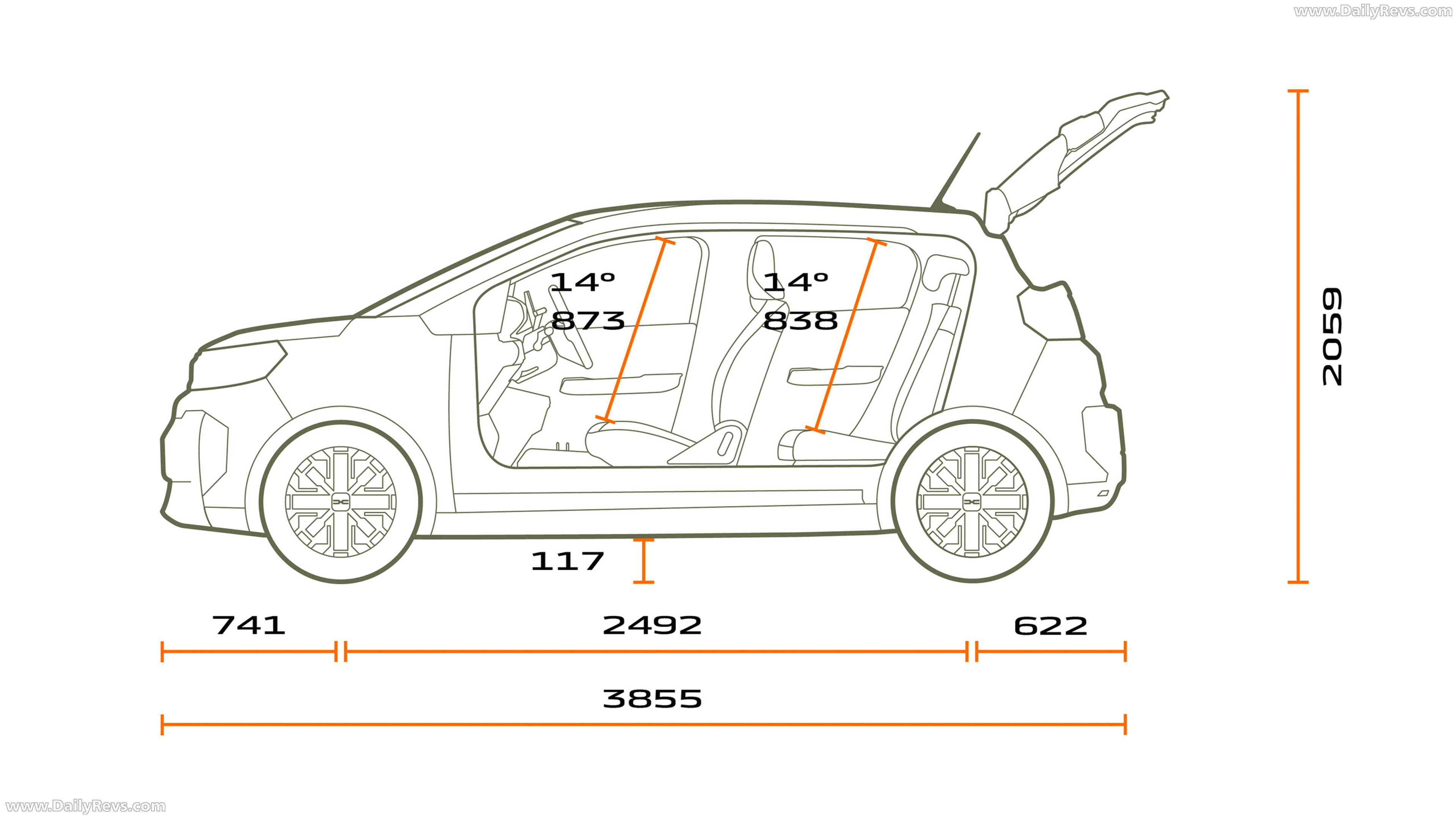 2027 Dacia Spring Sketches