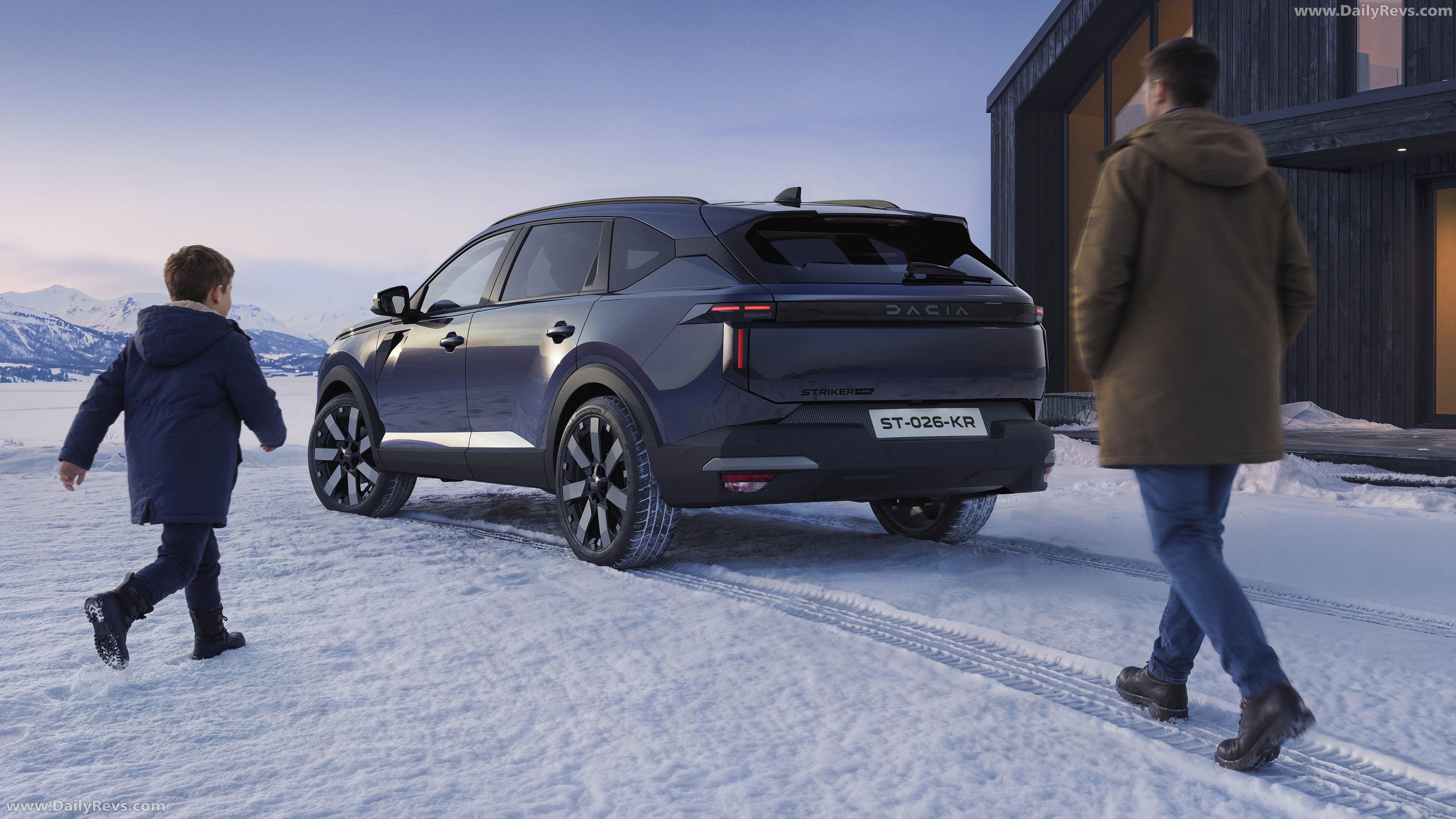 2027 Dacia Striker Hybrid 150 4x4 Rear View