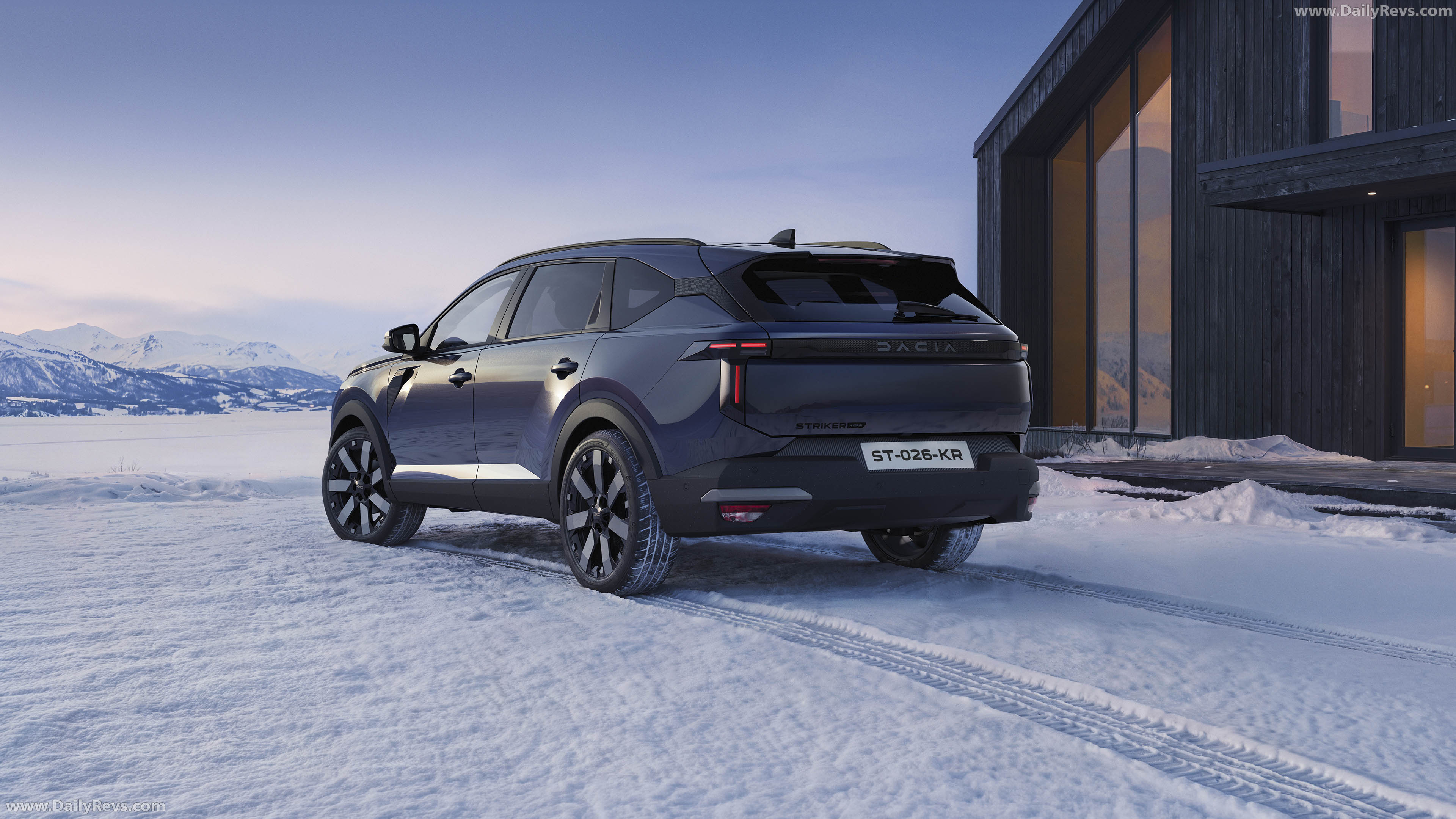 2027 Dacia Striker Hybrid 150 4x4 Rear View