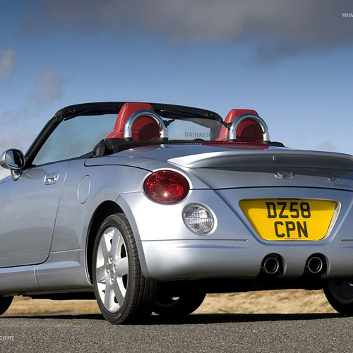 2007 Daihatsu Copen Rear View