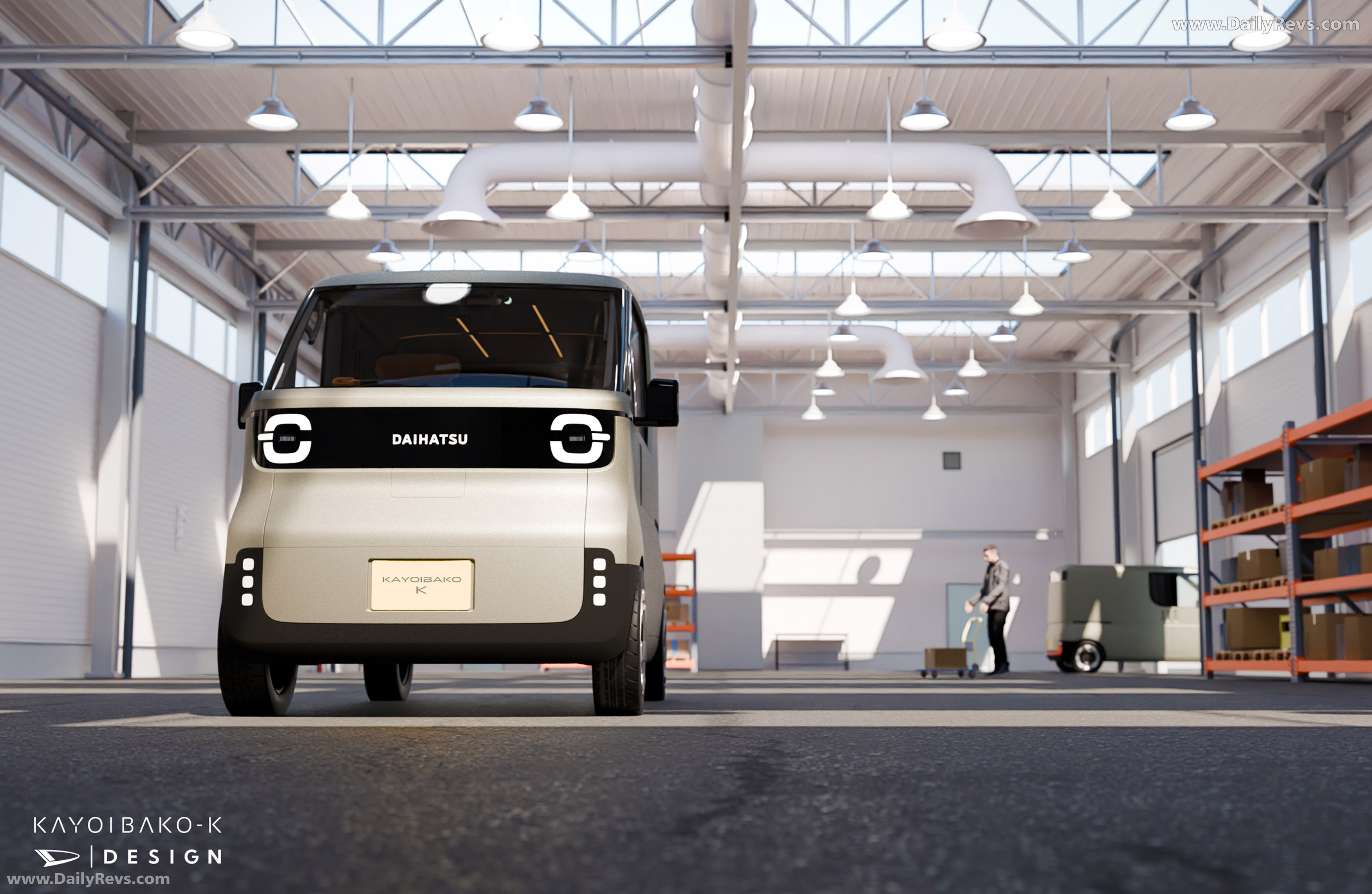 2025 Daihatsu Kayoibako-K Concept Front View