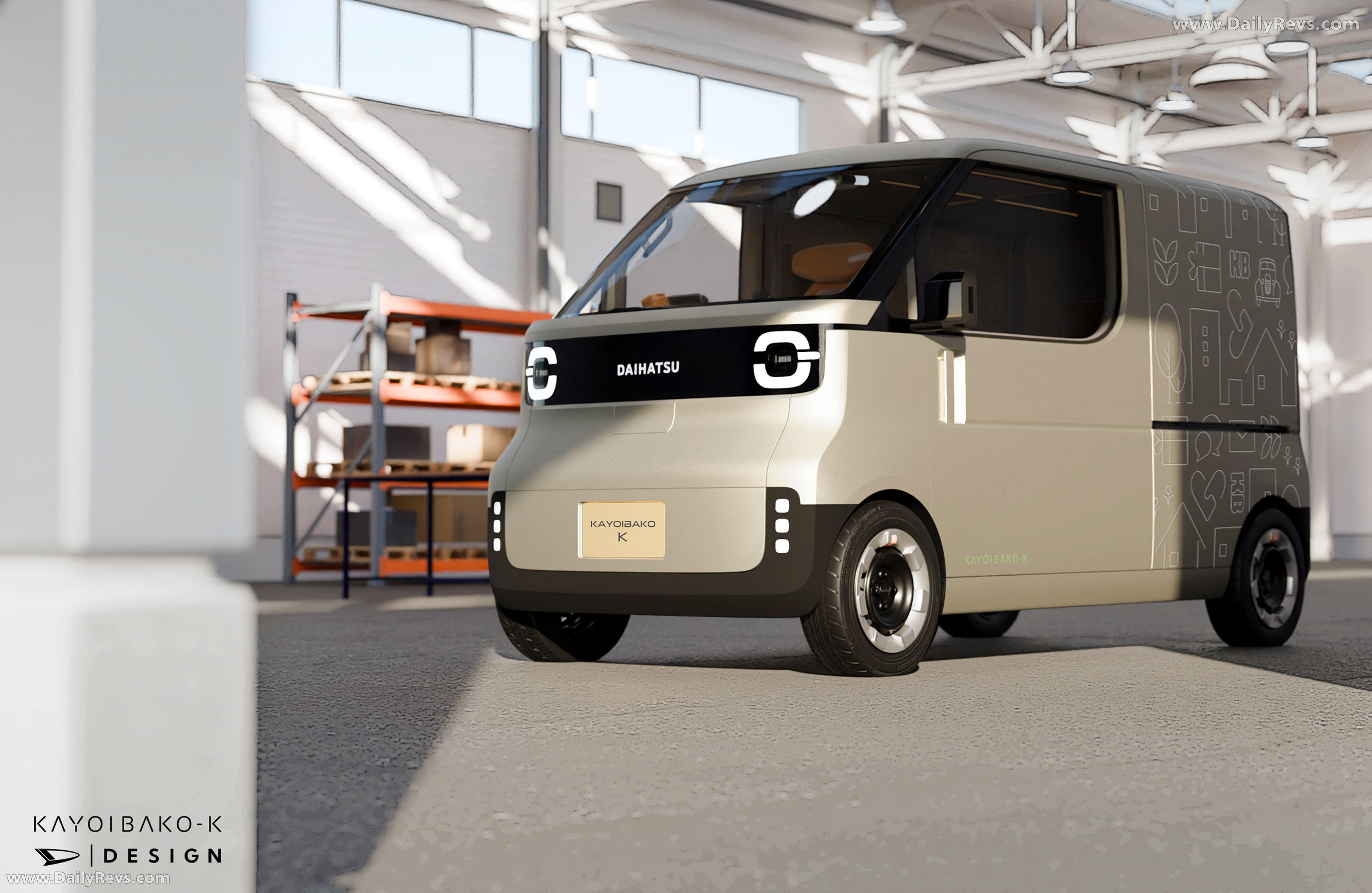 2025 Daihatsu Kayoibako-K Concept Front View