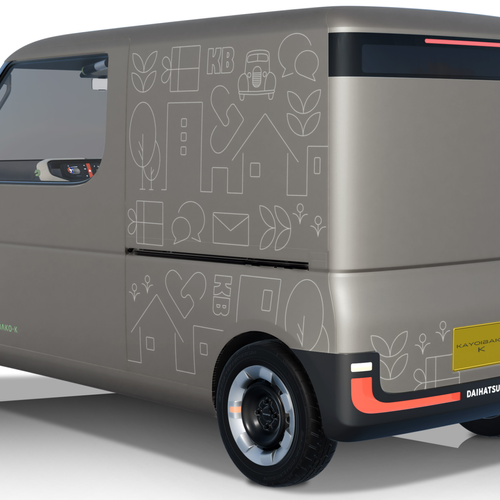 2025 Daihatsu Kayoibako-K Concept Rear View