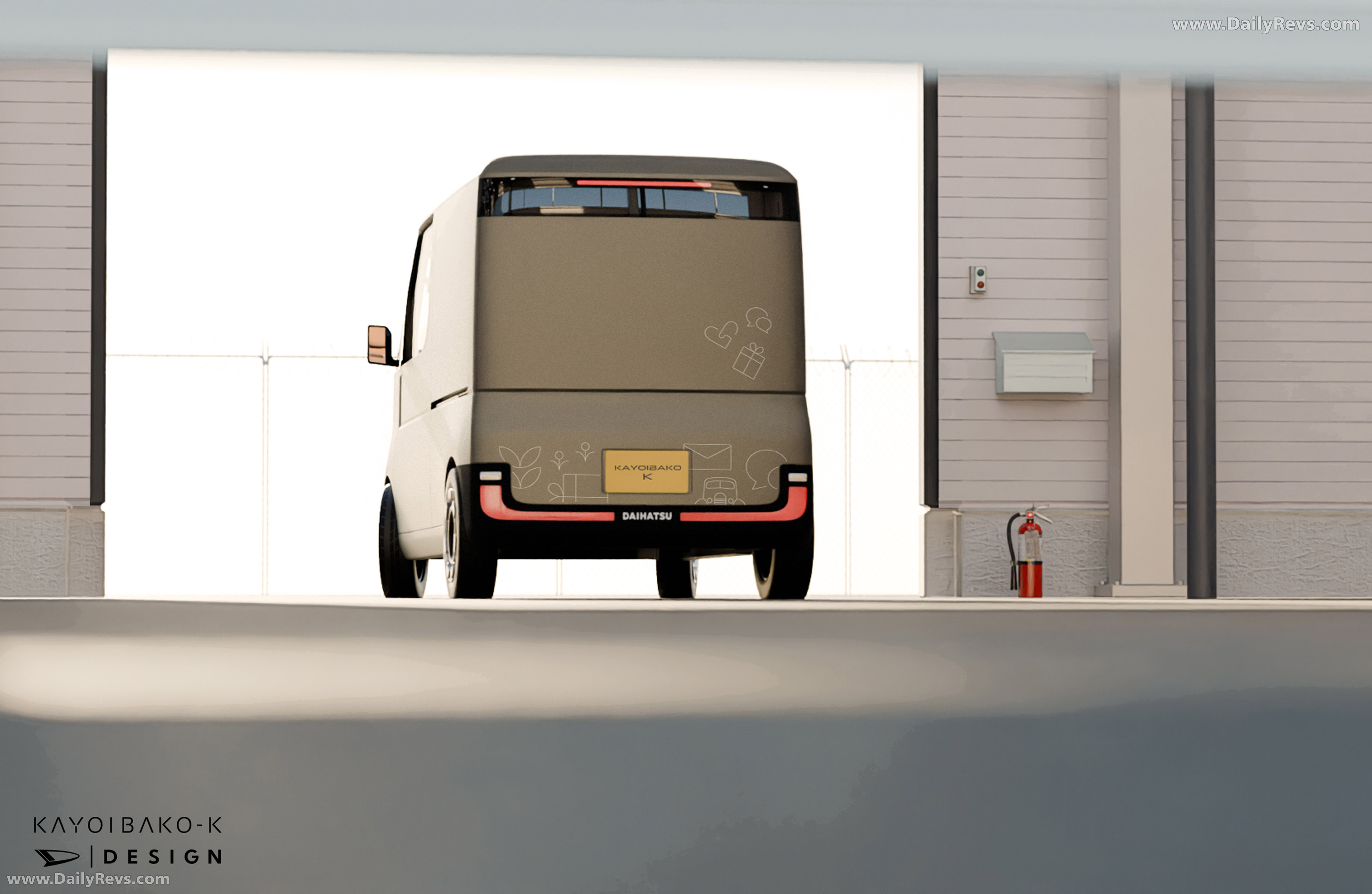 2025 Daihatsu Kayoibako-K Concept Rear View