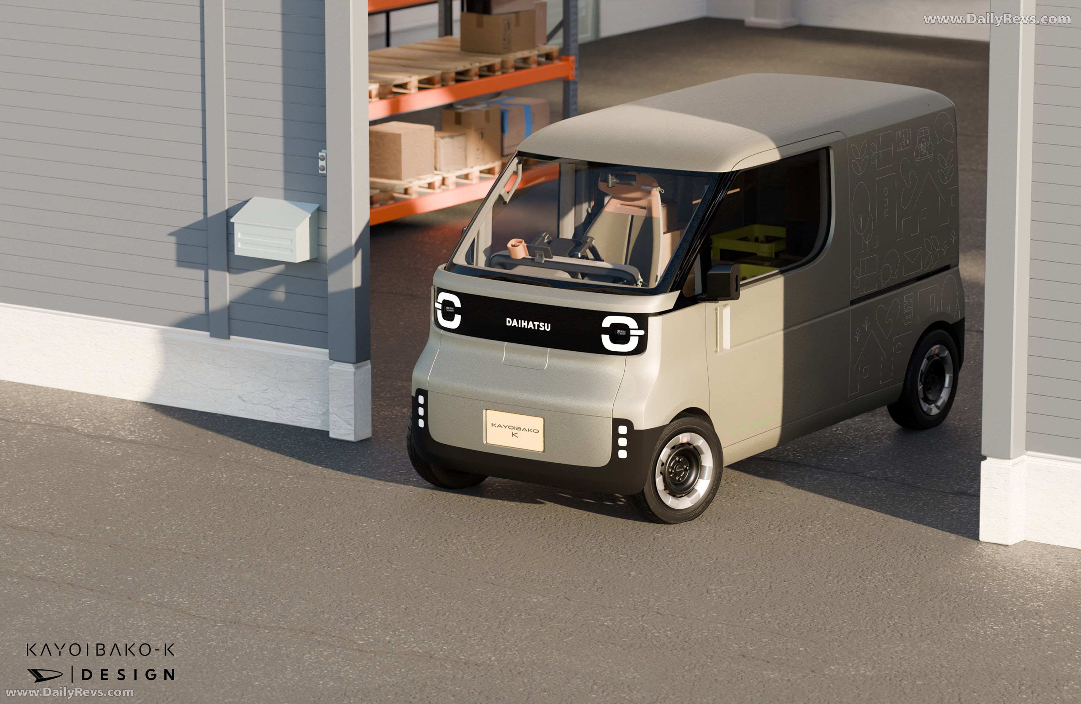 2025 Daihatsu Kayoibako-K Concept Top View