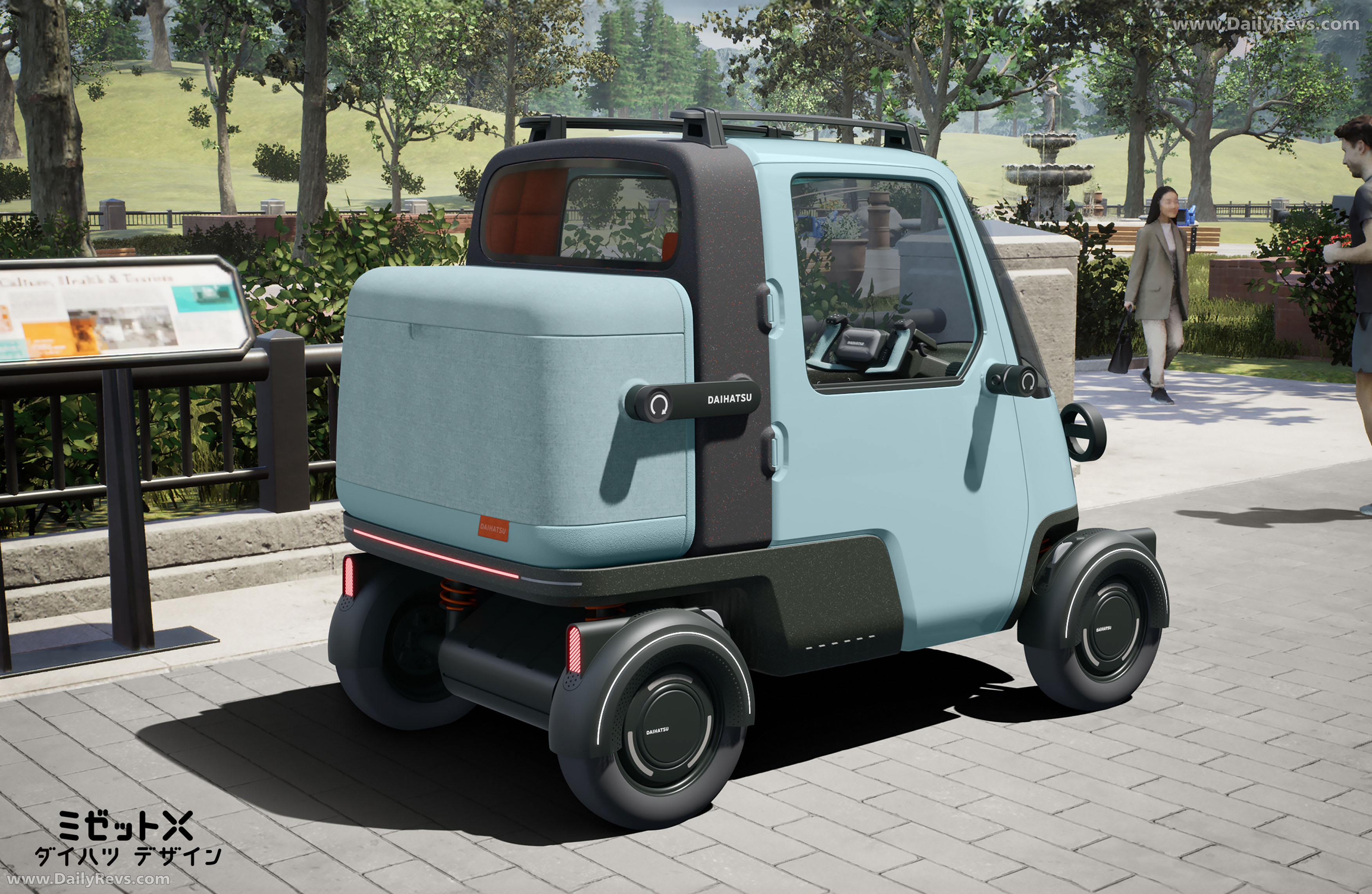 2025 Daihatsu Midget X Concept Rear View