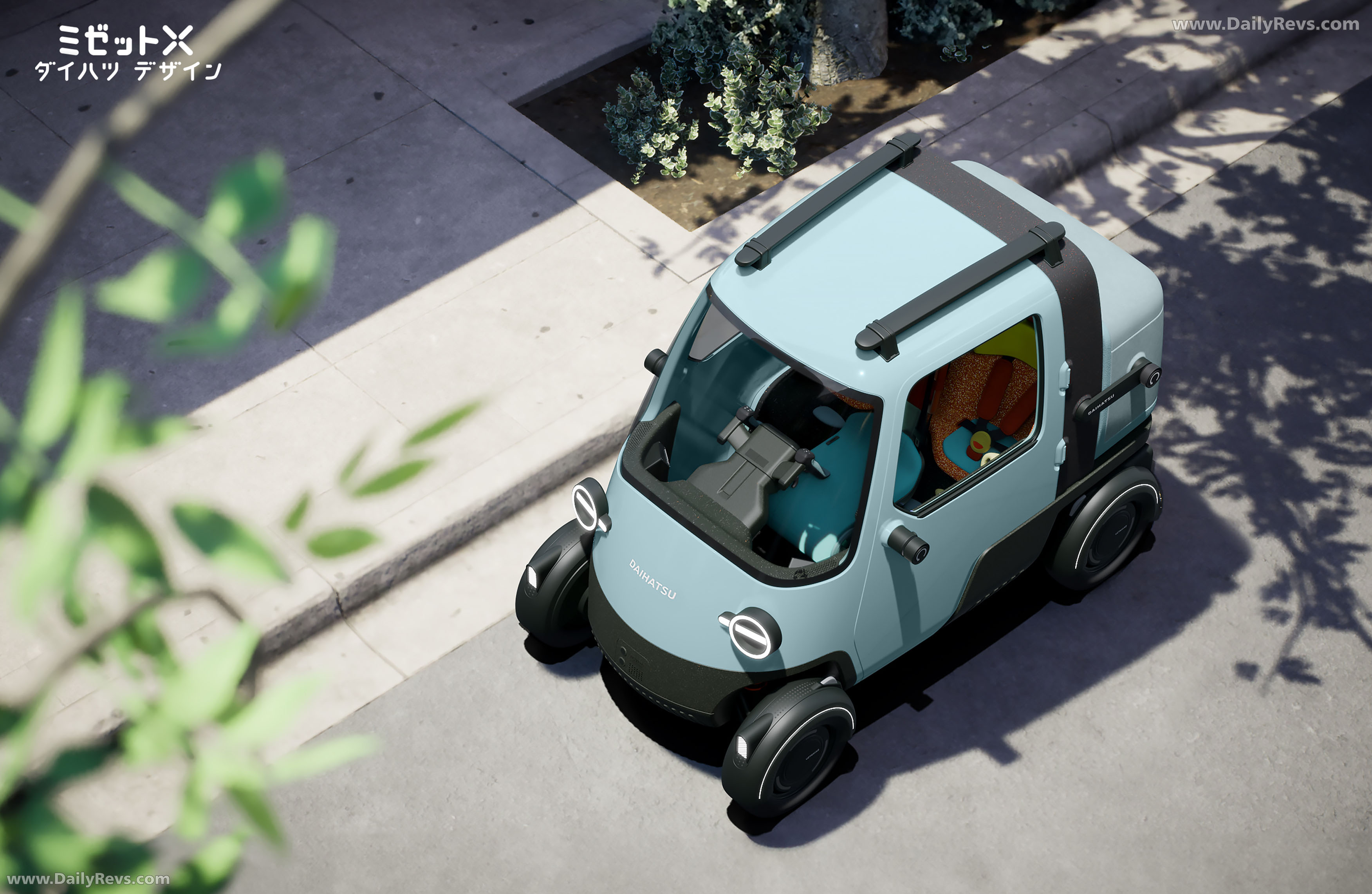 2025 Daihatsu Midget X Concept Top View