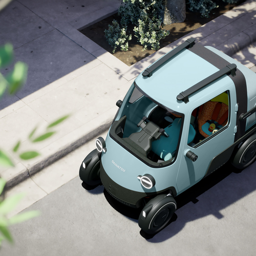2025 Daihatsu Midget X Concept Top View