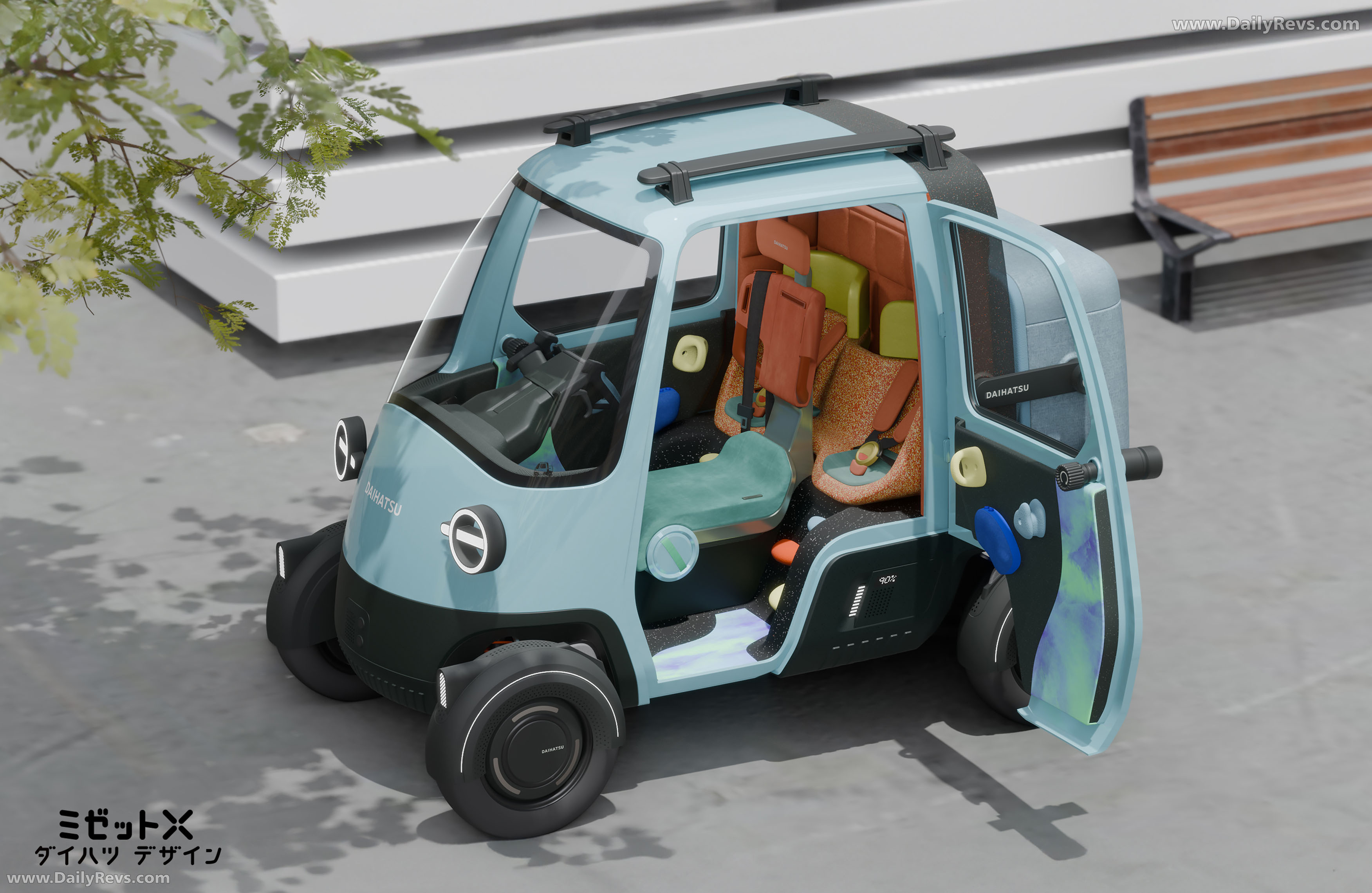 2025 Daihatsu Midget X Concept Top View