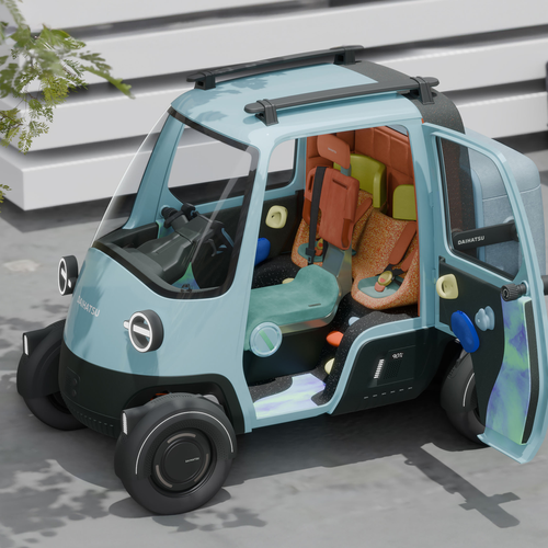 2025 Daihatsu Midget X Concept Top View