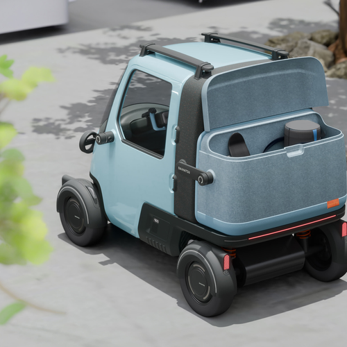 2025 Daihatsu Midget X Concept Top View