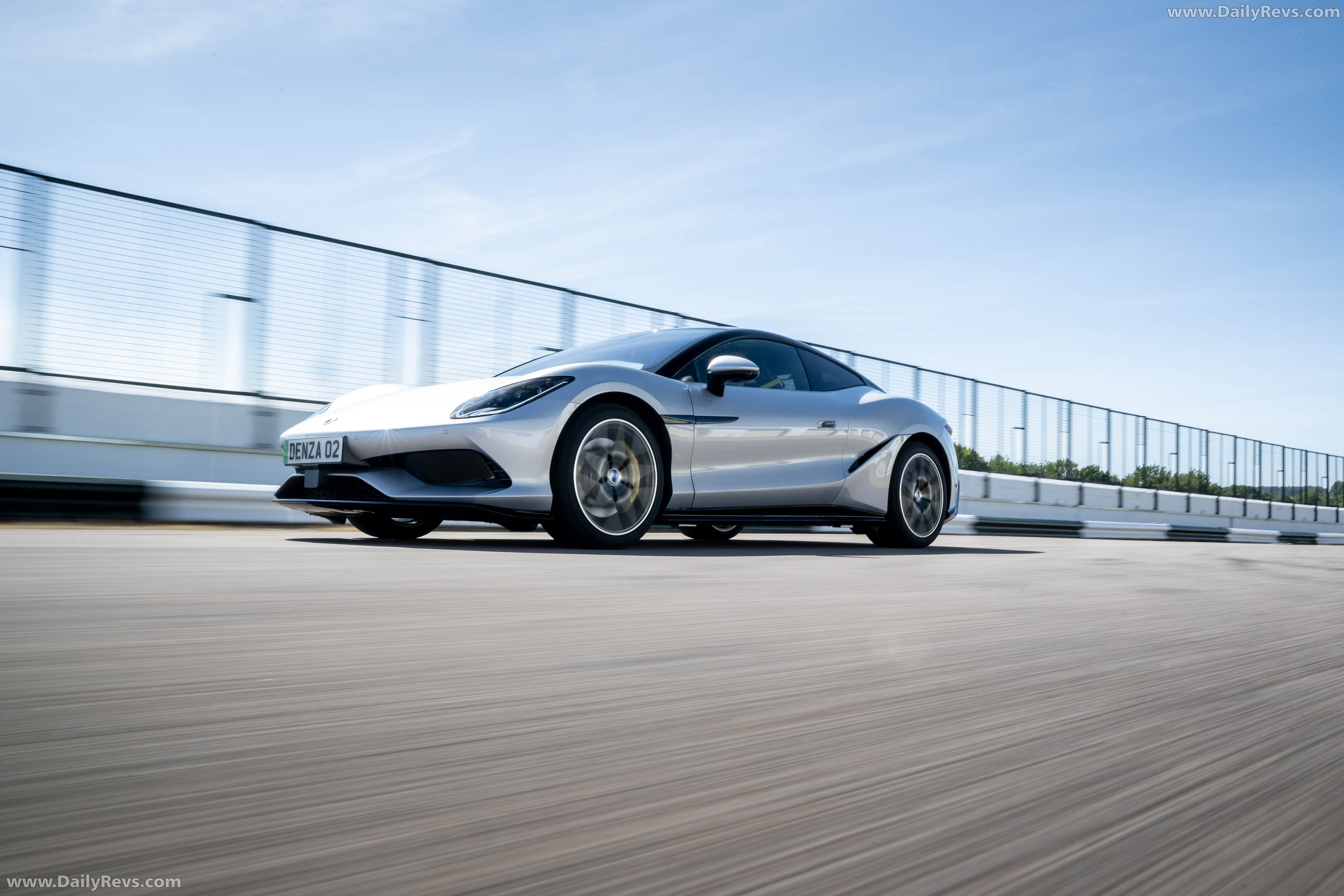 2027 Denza Z Coupe Silverstone Silver Front View