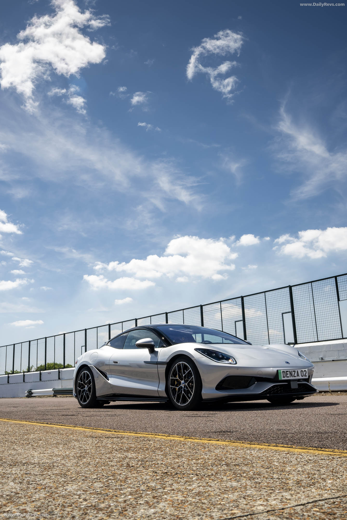 2027 Denza Z Coupe Silverstone Silver Front View