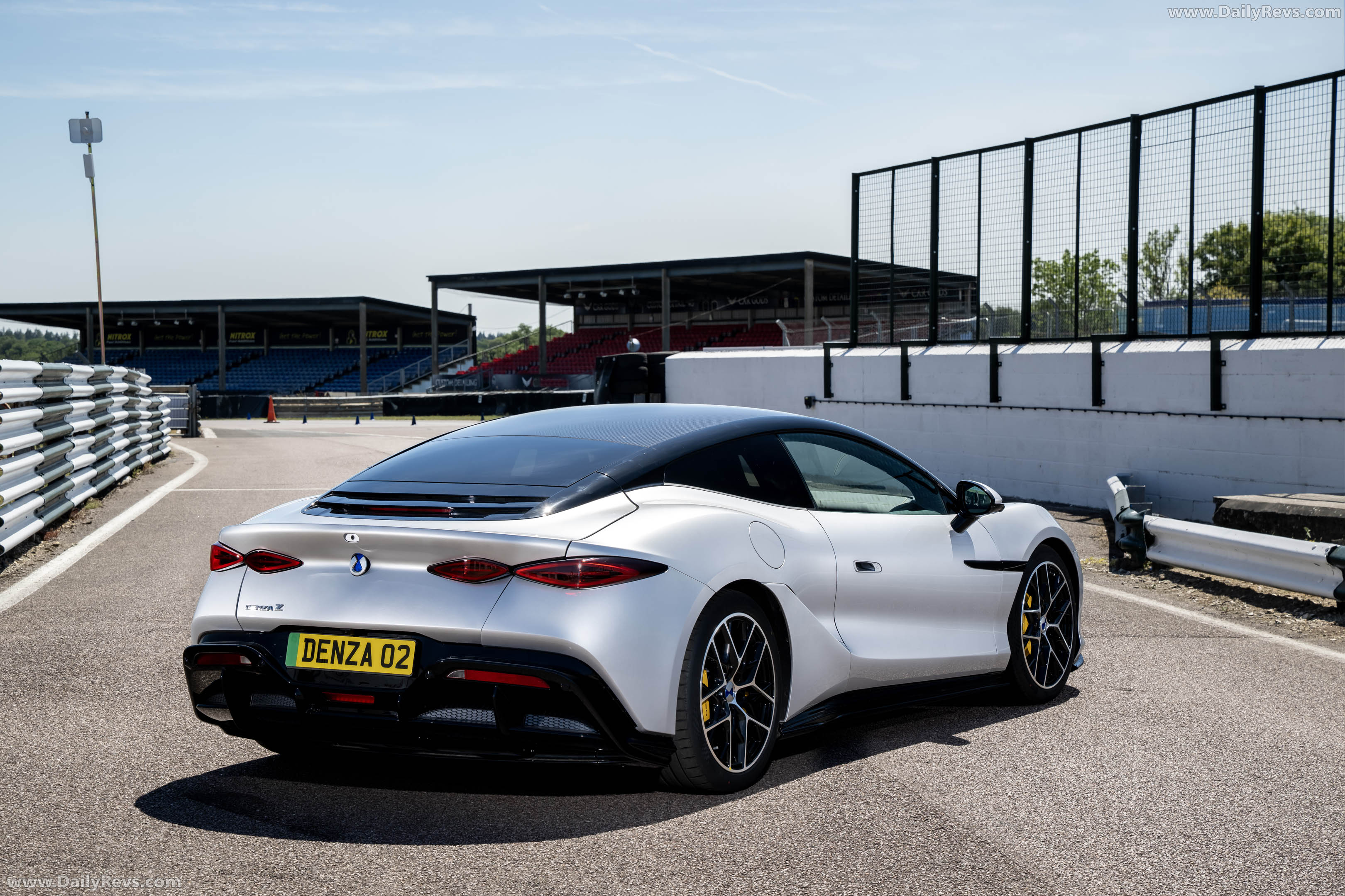 2027 Denza Z Coupe Silverstone Silver Rear View