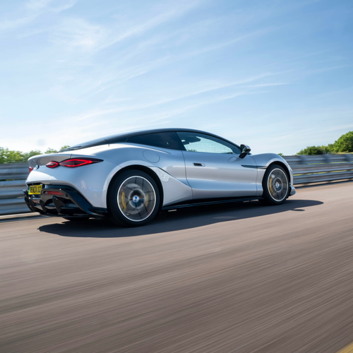 2027 Denza Z Coupe Silverstone Silver Rear View