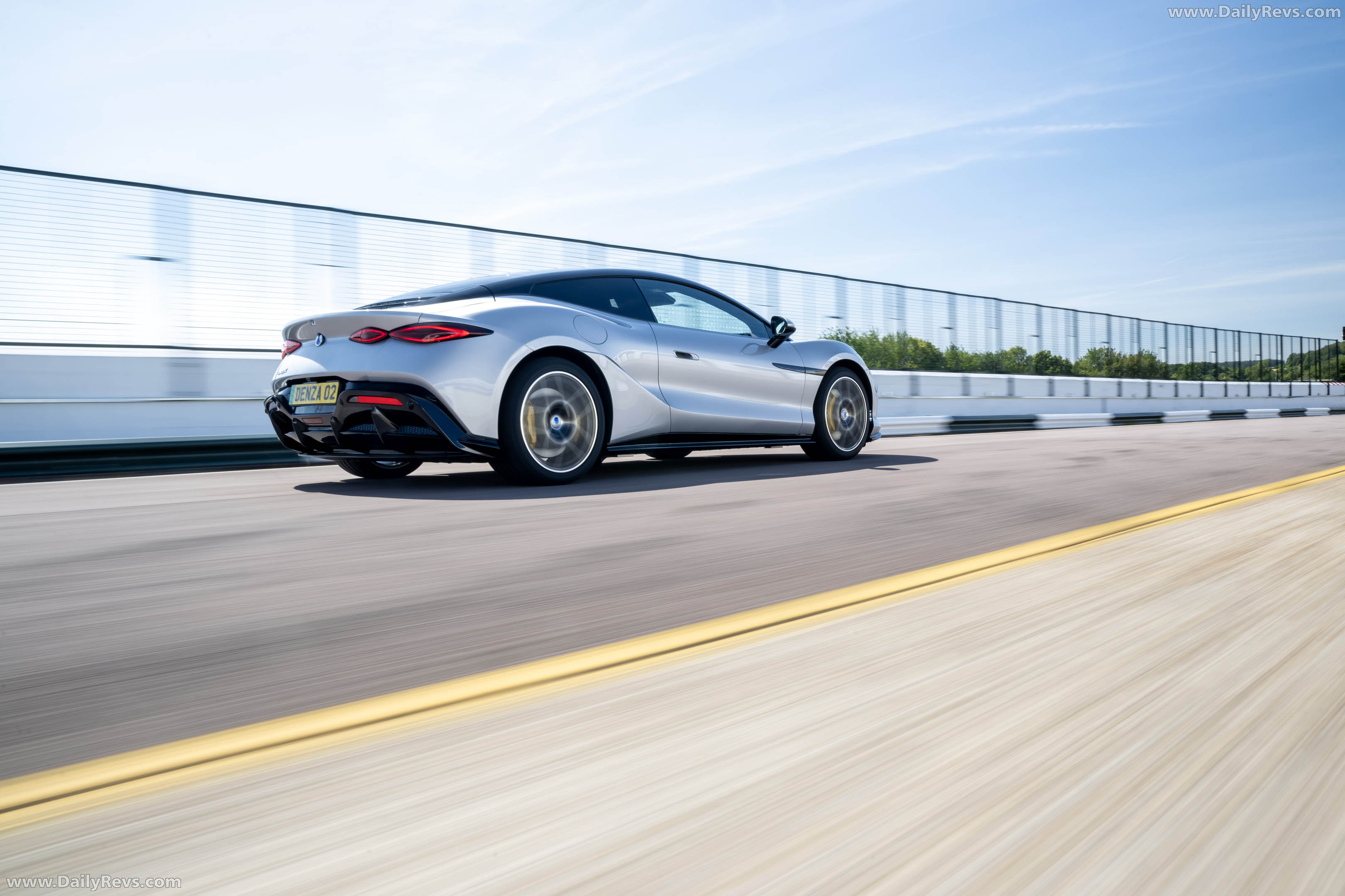 2027 Denza Z Coupe Silverstone Silver Rear View