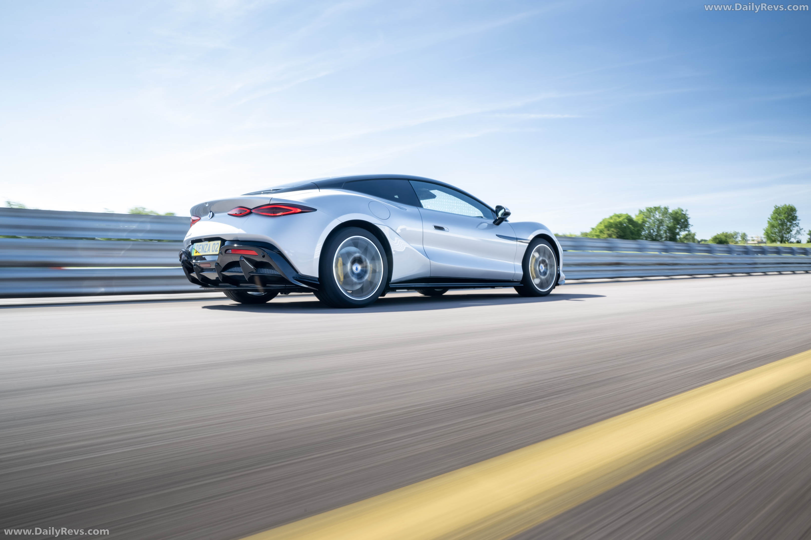 2027 Denza Z Coupe Silverstone Silver Rear View