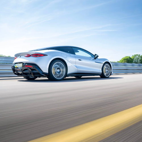 2027 Denza Z Coupe Silverstone Silver Rear View