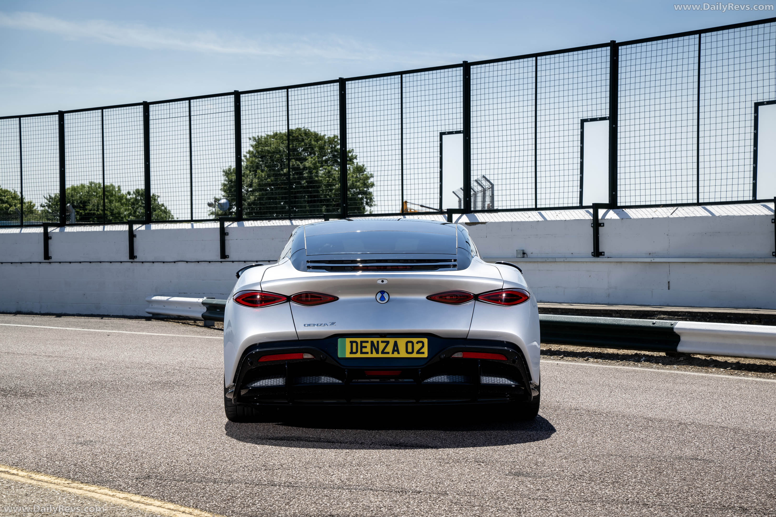 2027 Denza Z Coupe Silverstone Silver Rear View