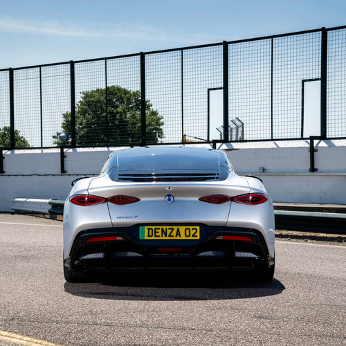 2027 Denza Z Coupe Silverstone Silver Rear View