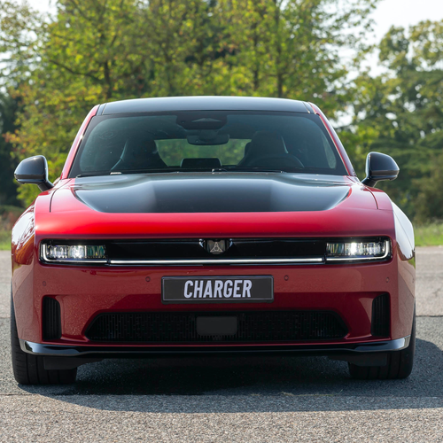 2027 Dodge Charger Daytona 4-Door European Version Front View