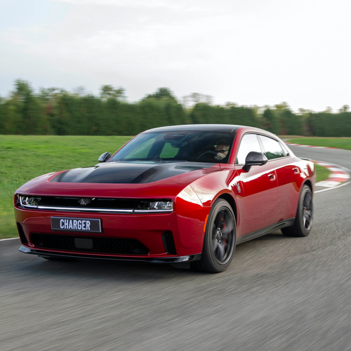 2027 Dodge Charger Daytona 4-Door European Version Front View