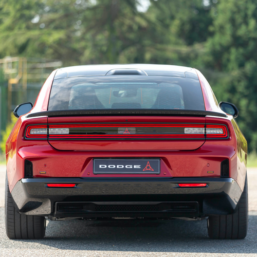 2027 Dodge Charger Daytona 4-Door European Version Rear View