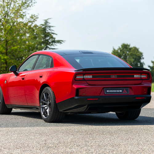 2027 Dodge Charger Daytona 4-Door European Version Rear View