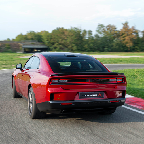 2027 Dodge Charger Daytona 4-Door European Version Rear View