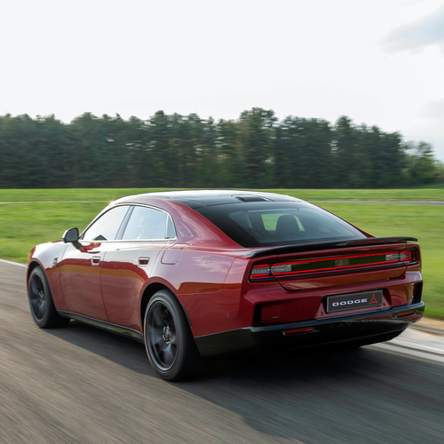 2027 Dodge Charger Daytona 4-Door European Version Rear View