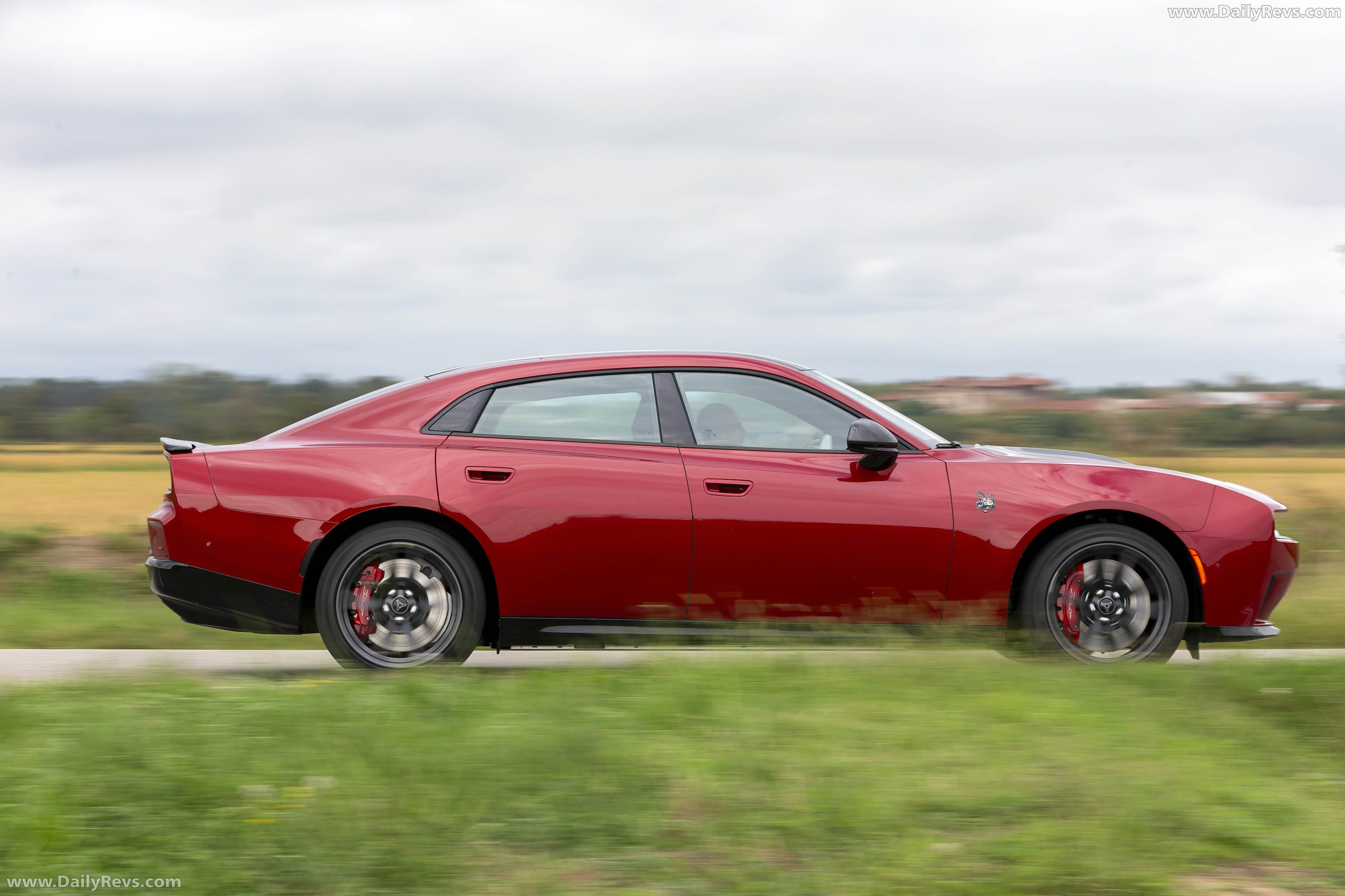 2027 Dodge Charger Daytona 4-Door European Version Side View