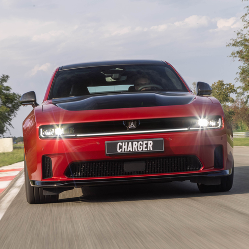 2027 Dodge Charger Daytona 4-Door European Version Front View
