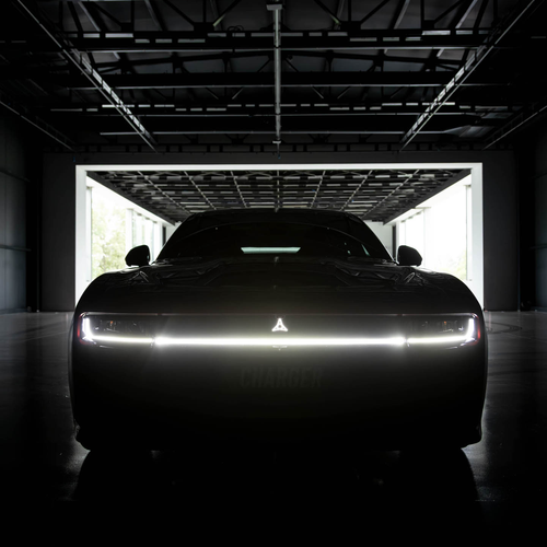 2027 Dodge Charger Daytona 4-Door European Version Front View