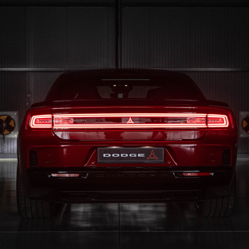 2027 Dodge Charger Daytona 4-Door European Version Rear View