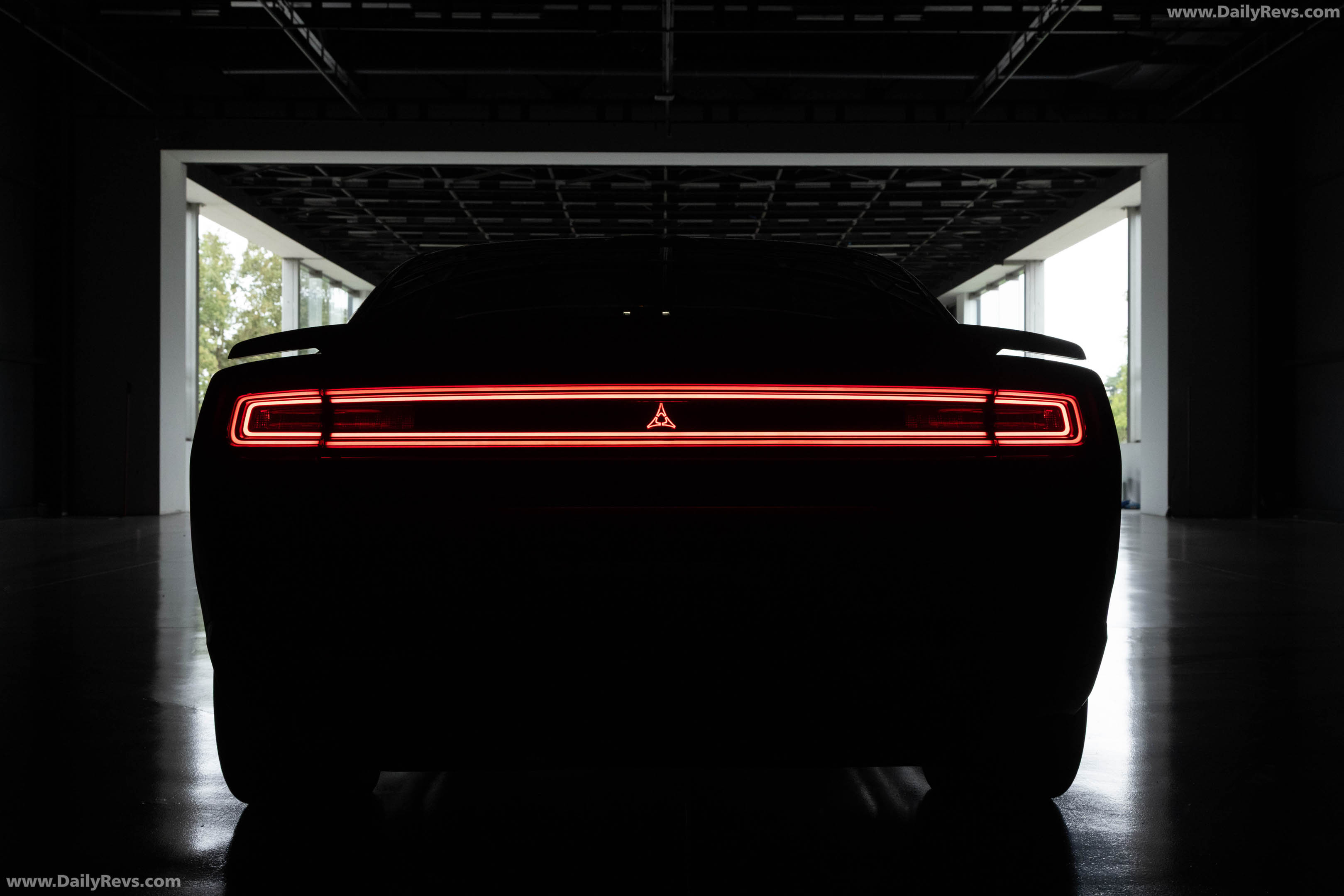 2027 Dodge Charger Daytona 4-Door European Version Rear View