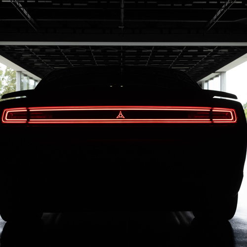 2027 Dodge Charger Daytona 4-Door European Version Rear View