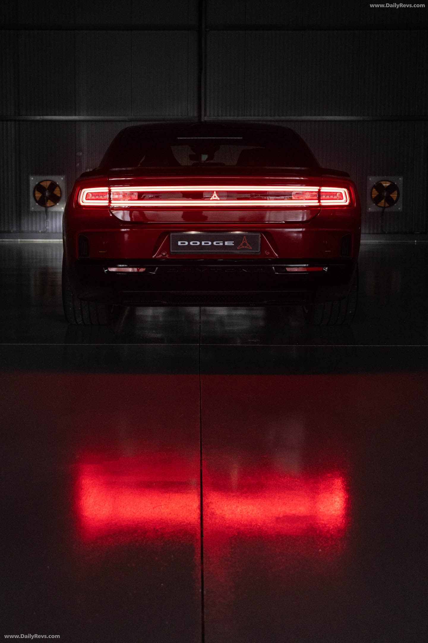 2027 Dodge Charger Daytona 4-Door European Version Rear View