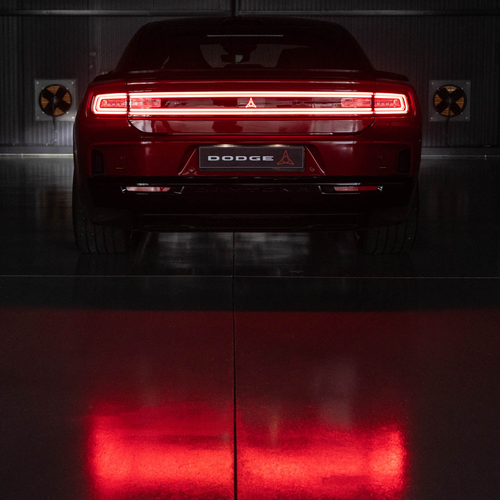 2027 Dodge Charger Daytona 4-Door European Version Rear View
