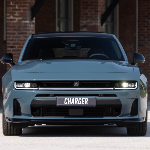 2027 Dodge Charger Sixpack 4-Door European Version Front View