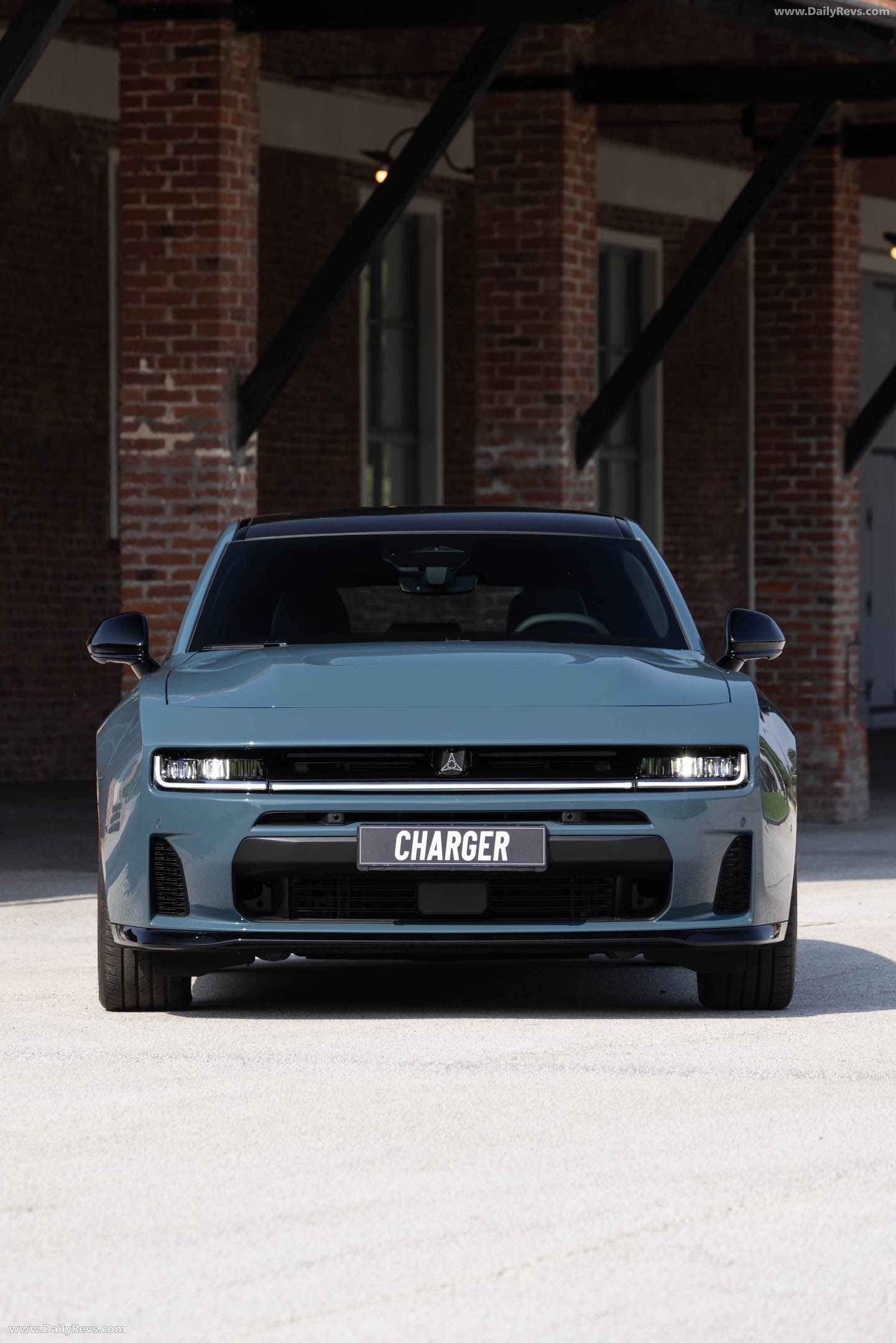 2027 Dodge Charger Sixpack 4-Door European Version Front View