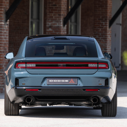 2027 Dodge Charger Sixpack 4-Door European Version Rear View