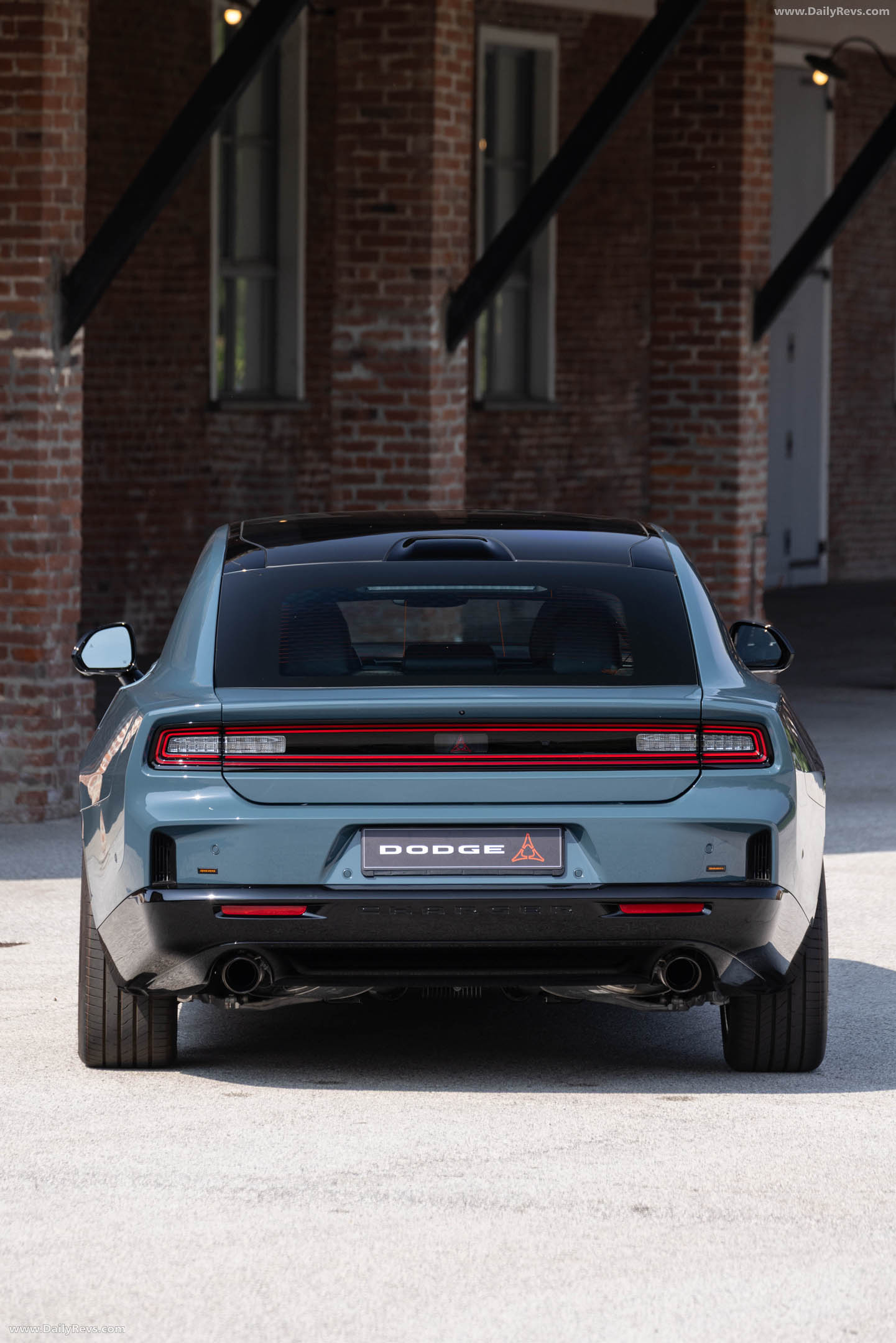 2027 Dodge Charger Sixpack 4-Door European Version Rear View