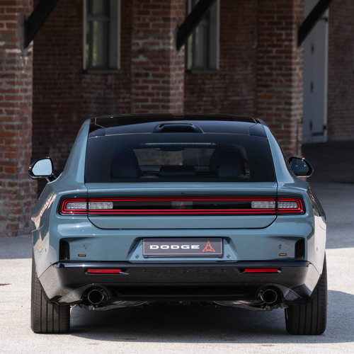 2027 Dodge Charger Sixpack 4-Door European Version Rear View