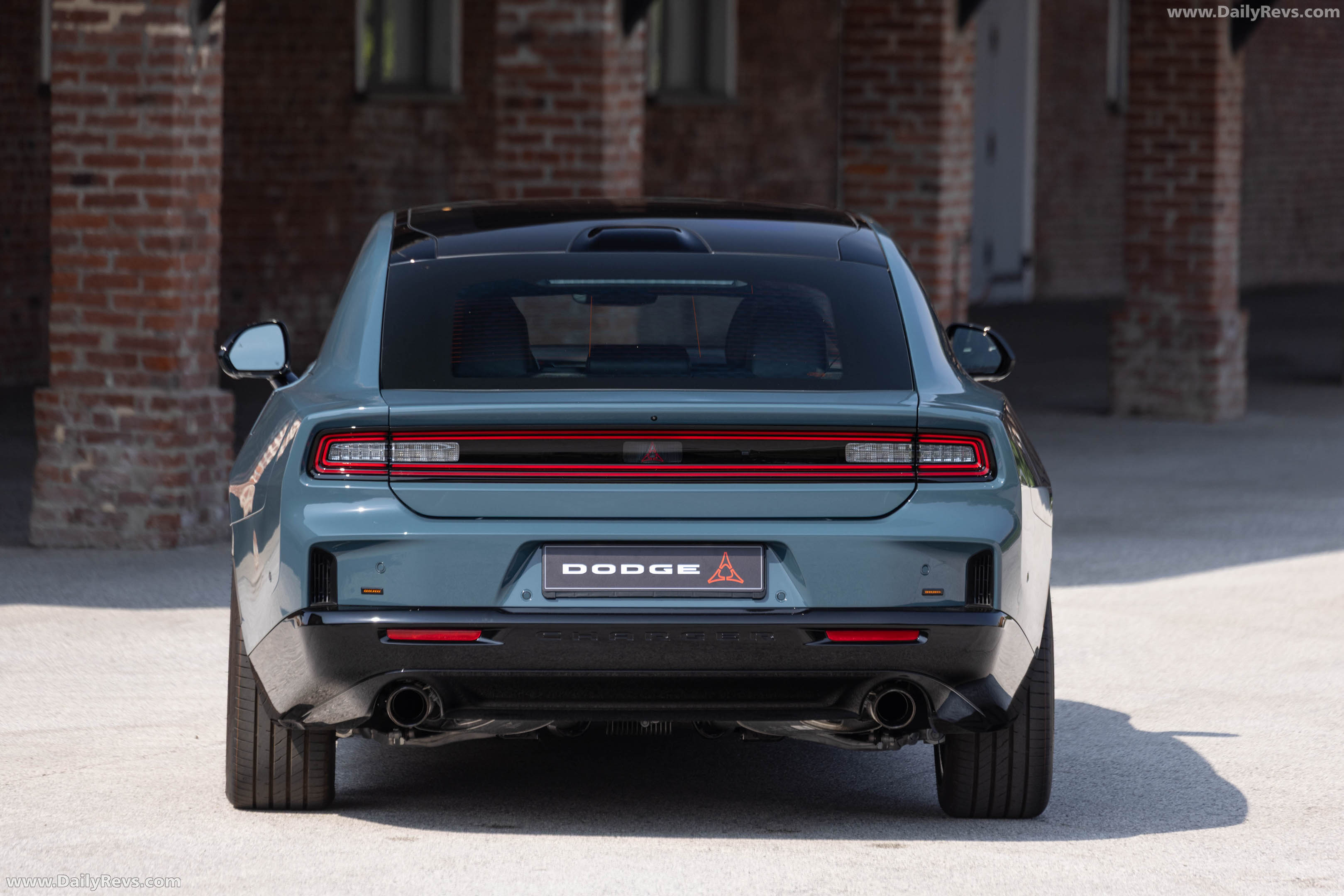 2027 Dodge Charger Sixpack 4-Door European Version Rear View