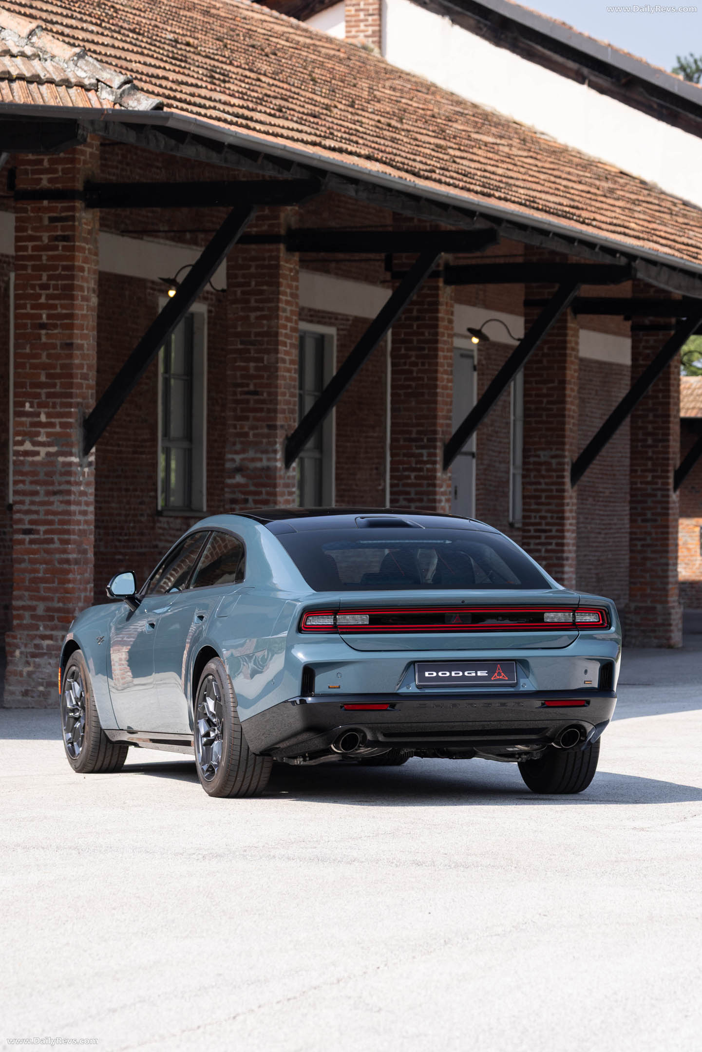 2027 Dodge Charger Sixpack 4-Door European Version Rear View