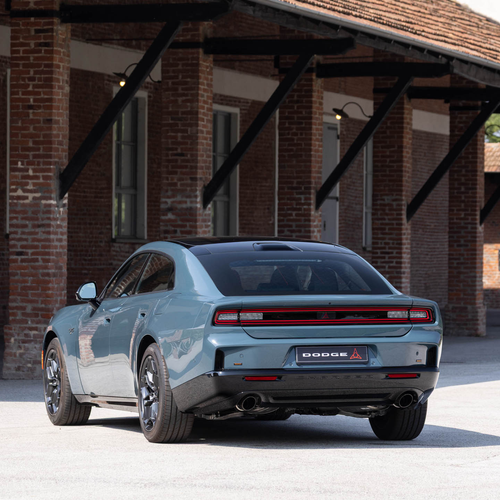 2027 Dodge Charger Sixpack 4-Door European Version Rear View