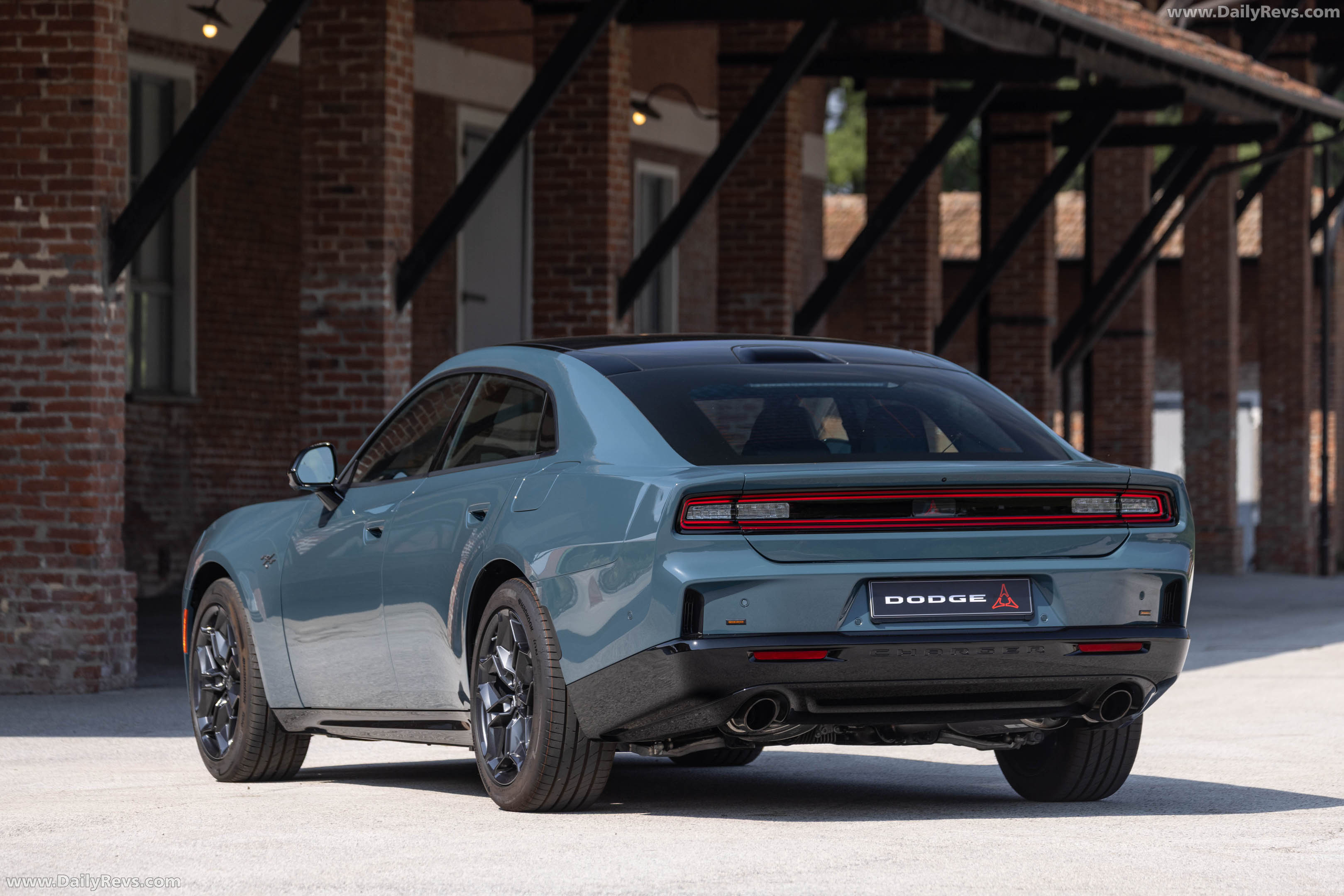 2027 Dodge Charger Sixpack 4-Door European Version Rear View