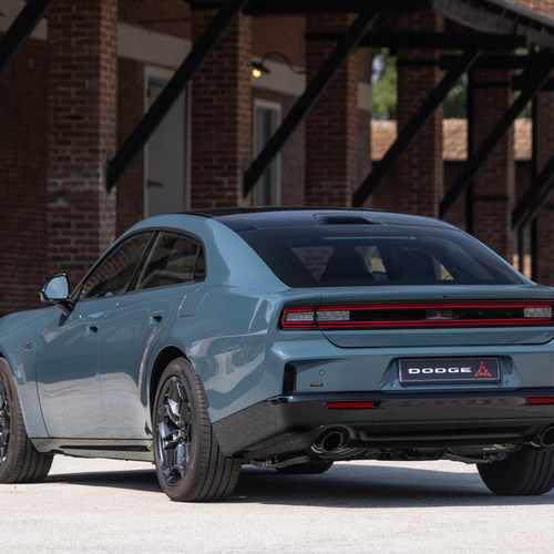 2027 Dodge Charger Sixpack 4-Door European Version Rear View